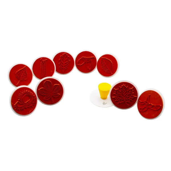 Leaf Stamps 10-piece Set — Eduplay educational toy nursery