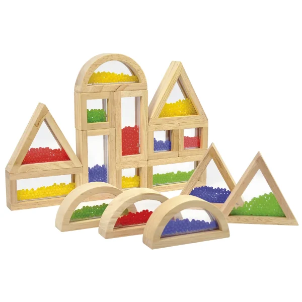 Blocks with Beads 16 pieces — Eduplay educational toy for nursery