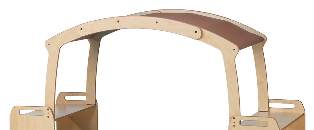 Roof canopy for den furniture (Taupe) — Millhouse School Learning Toys