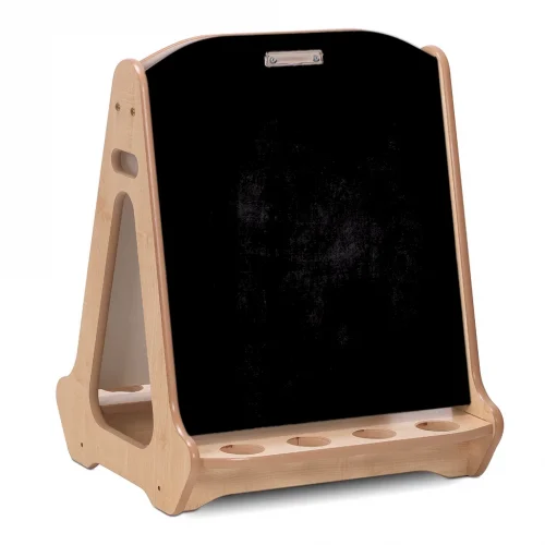 Double-Sided 2-Station Chalkboard/Whiteboard Easel — Millhouse Educational Toys School