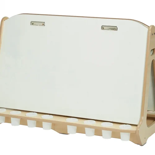 Double-Sided 4-Station Whiteboard Easel — Millhouse Educational Toys School