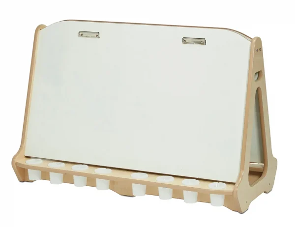 Double-Sided 4-Station Whiteboard Easel — Millhouse Educational Toys School