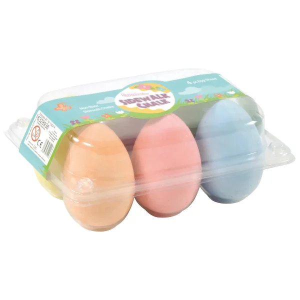 Egg chalk set pack of 6 — Eduplay educational nursery toy