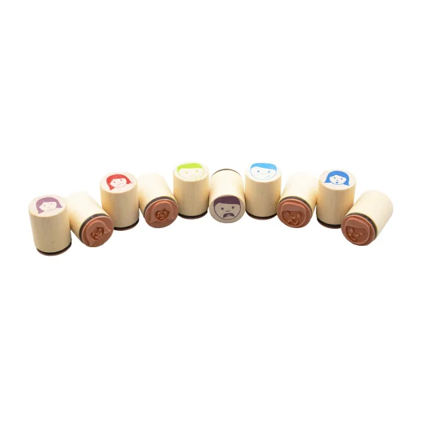 Emotion Stamps 10-piece Set — Eduplay educational toy nursery