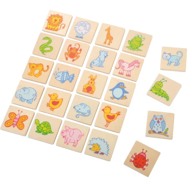 Wooden Animal Recognition Cards — Eduplay Educational Toy for Nursery