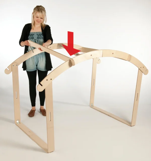 Foldable Play House for Indoors and Outdoors - Millhouse Educational Toys School (Image 3)