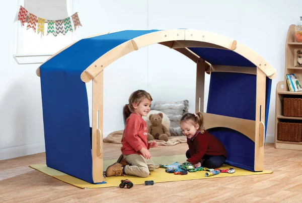 Collapsible Playhouse for Indoors & Outdoors plus Rainbow Playhouse Set — Millhouse Lernspielzeug Schule
