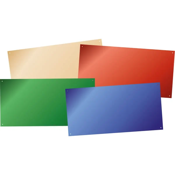 Coloured Flat Mirrors 40x80 cm 4-Piece Set — Eduplay Educational Nursery Toys