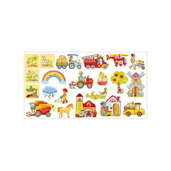 Countryside Figures for Mega Magnetic Board — Eduplay educational nursery toy