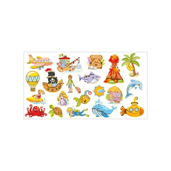 Sea Figures for Mega Magnetic Board — Eduplay educational nursery toy