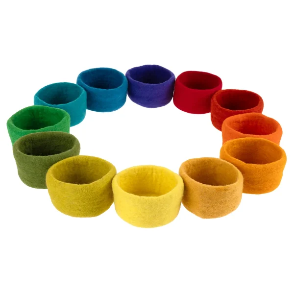Felt Bowls 12 Months 12-Piece Set — Eduplay Educational Toy Nursery