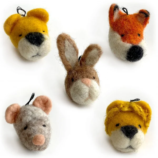 Felt Animal — Kiki-Ena Craft Material Natural Wood