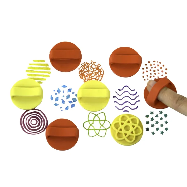 Pattern Finger Stamps Set of 8 — Eduplay educational toys