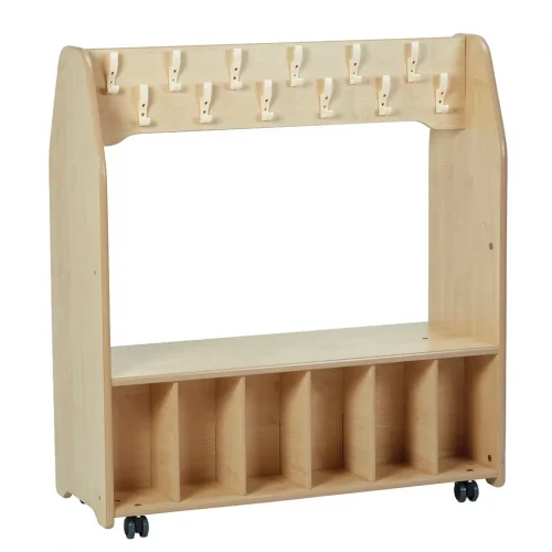 Freestanding Mobile Wardrobe Trolley — Millhouse School Educational Toys
