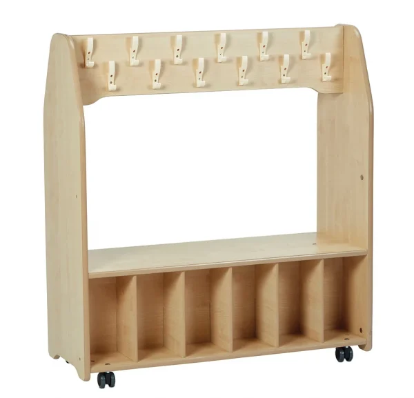 Freestanding Mobile Wardrobe Trolley — Millhouse School Educational Toys