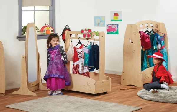 Galaxy Dressing-up Trolley Maple - Millhouse Educational Toys School