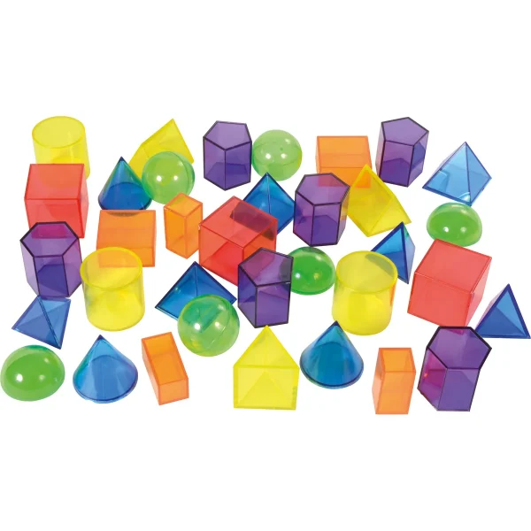 Transparent Geo Shapes 36 Pieces — Eduplay Educational Toy Nursery