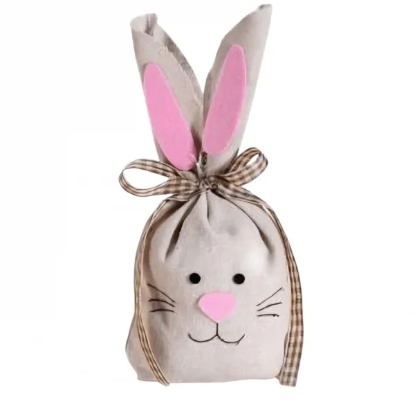 Easter Bunny Gift Bag 'Grey' SALE — Kiki-Ena Craft Materials Natural Wood
