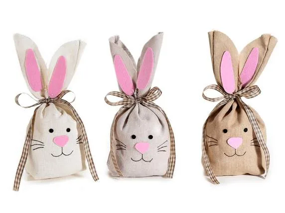 Gift Bag Easter Bunny — Kiki-Ena Natural Wood Craft Materials