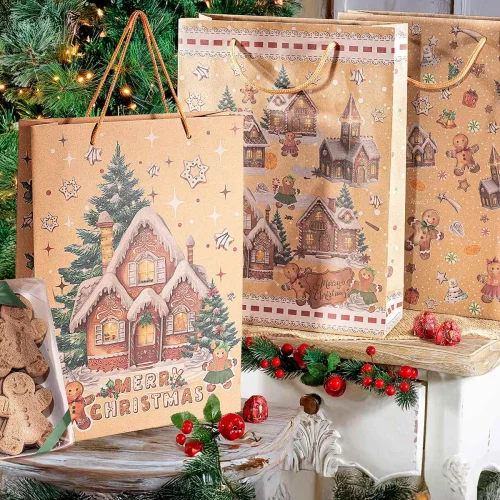 Christmas Gift Bag (Large) — Kiki-Ena Natural Wood Craft Materials
