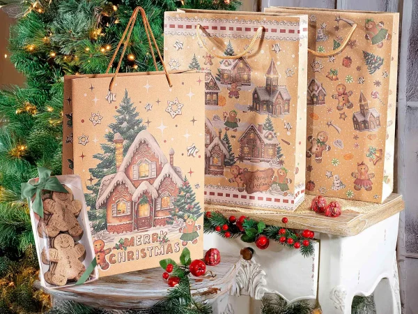 Christmas Gift Bag (Large) — Kiki-Ena Natural Wood Craft Materials
