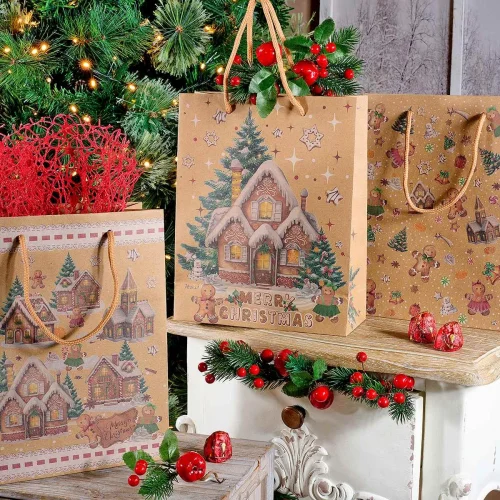 Christmas Gift Bag (Medium) — Kiki-Ena Natural Wood Craft Materials