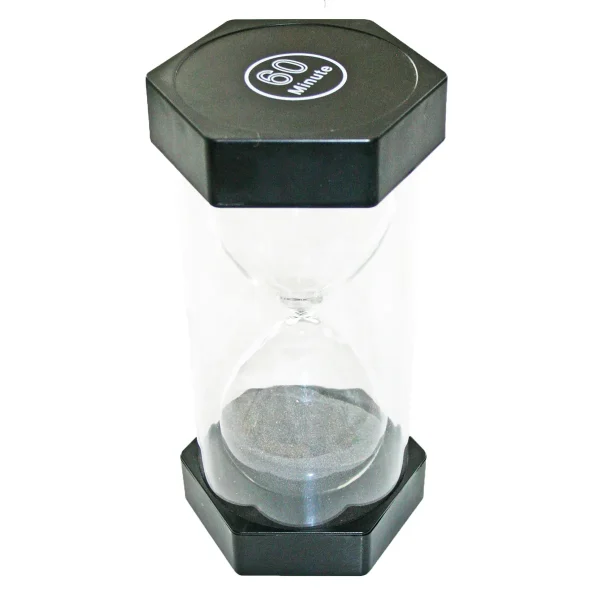 Giant Sand Timer 60 min black — Eduplay educational toy for nursery