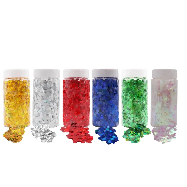 Glitter 6mm 200g Silver — Eduplay Educational Toy