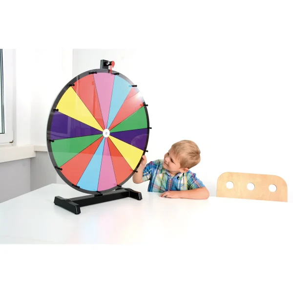 Colourful Spinner Wheel 60 cm incl. Sponge & Whiteboard Marker — Eduplay educational toy for nursery