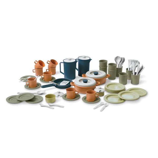 Green Eco Coffee and Dining Set 79 Pieces — Eduplay educational nursery toy