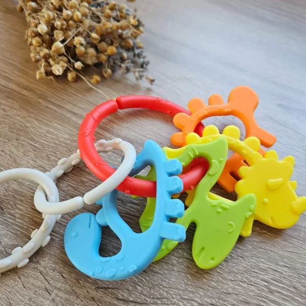 Dinosaur Grasping Toy "Colourful" — Millhouse Educational Toys School