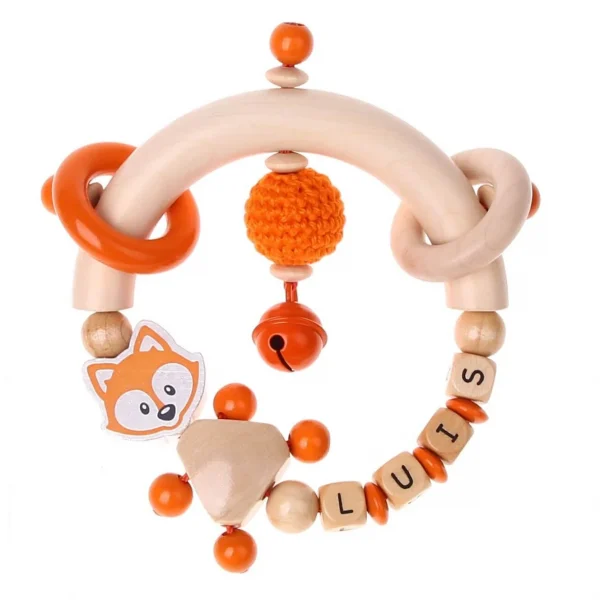 Teether Fox mandarin • Craft Set — Kiki-Ena Natural Wood Craft Materials