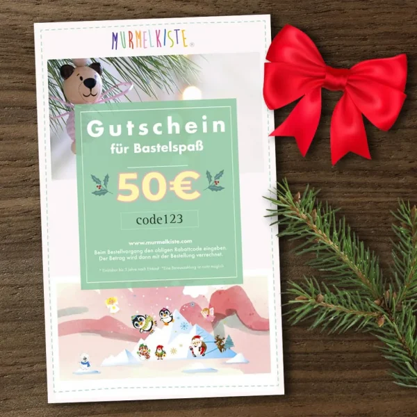 €50 Gift Voucher — Kiki-Ena Craft Material Natural Wood