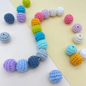 Crochet Bead 16mm — Kiki-Ena Craft Materials Natural Wood