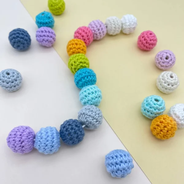 Crochet Bead 16mm — Kiki-Ena Craft Materials Natural Wood