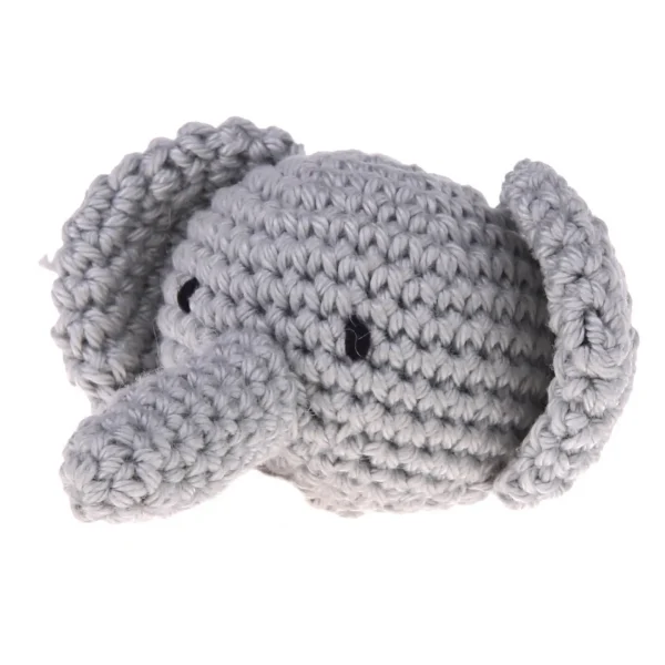 Crocheted Elephant — Kiki-Ena Craft Materials Natural Wood