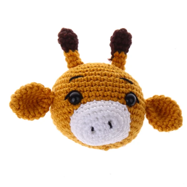 Crocheted Giraffe — Kiki-Ena Natural Wood Craft Materials
