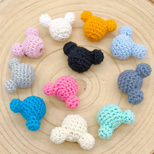 Crocheted Mouse Bead