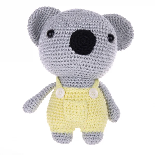 Crocheted Koala Toy — Kiki-Ena Natural Wood Craft Materials