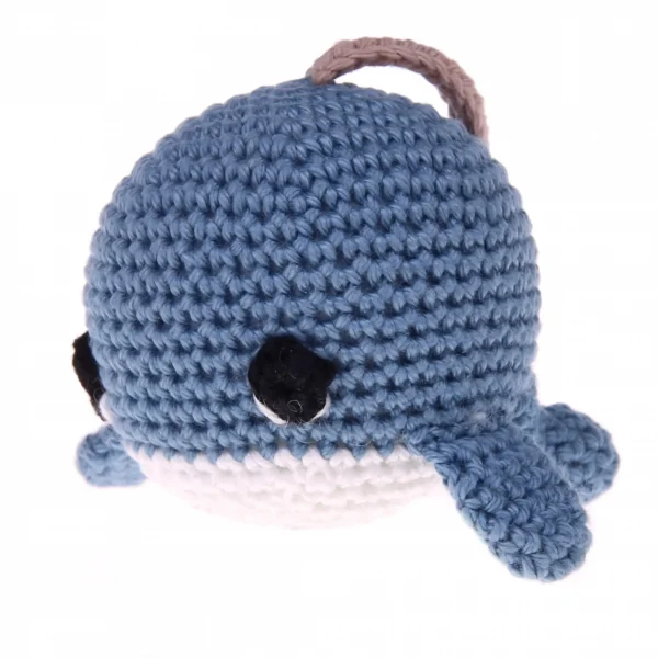 Crocheted Whale — Kiki-Ena Natural Wood Craft Materials
