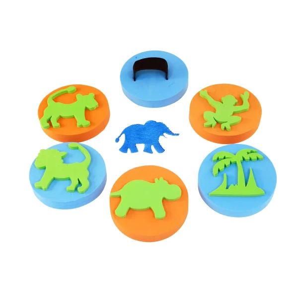 Palm Stamps Jungle Set of 6 — Eduplay educational toys