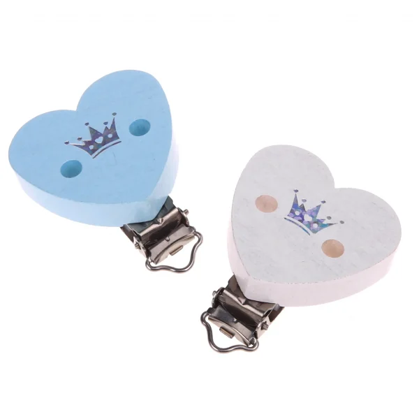 Heart Clip Sparkle Crown — Kiki-Ena Craft Materials Natural Wood