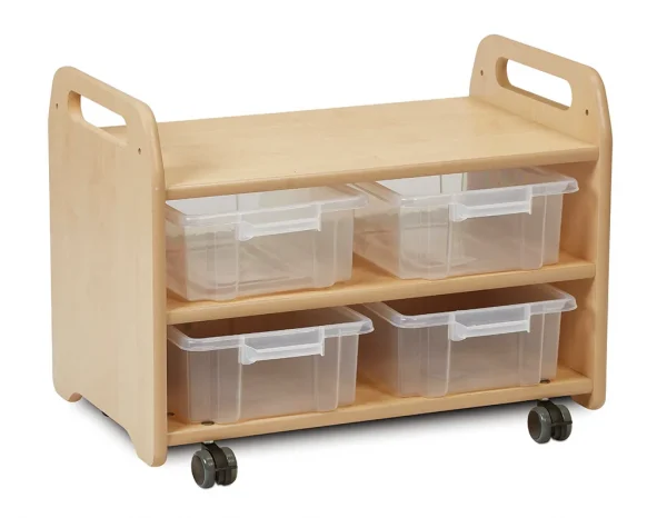 High Easel Stand/Storage Trolley (2 Stations) — Millhouse Educational Toys School