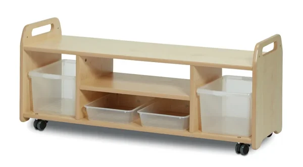 High Easel Stand/Storage Trolley (4 Stations) — Millhouse Educational Toys School
