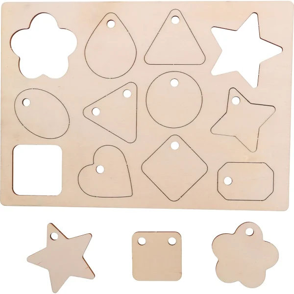 Wooden Christmas Pendants 36 Pieces — Eduplay Educational Toy