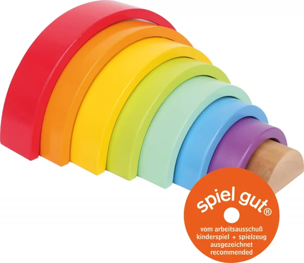 Large Rainbow Wooden Building Blocks — Millhouse Learning Toys School