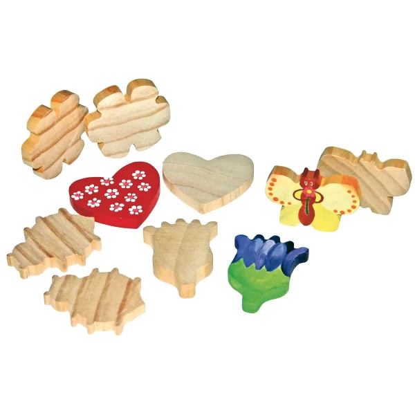 Wooden Mother's Day Figures 10-Piece Set — Eduplay Educational Toy Nursery