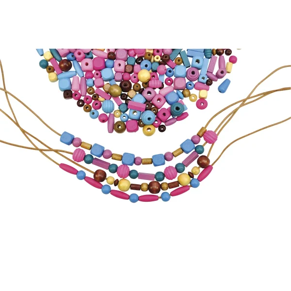 Colourful Wooden Beads 250 g — Eduplay nursery educational toy
