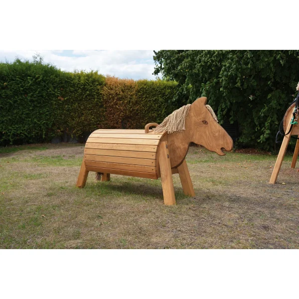 Wooden horse 50 cm varnished — Eduplay kindergarten educational play