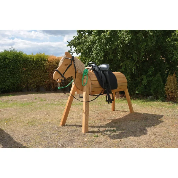 Wooden horse 80 cm varnished — Eduplay kindergarten educational play
